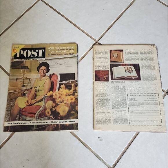 The Saturday Evening Post (February 8, 1964, Lady Bird Johnson - Picture 1 of 7